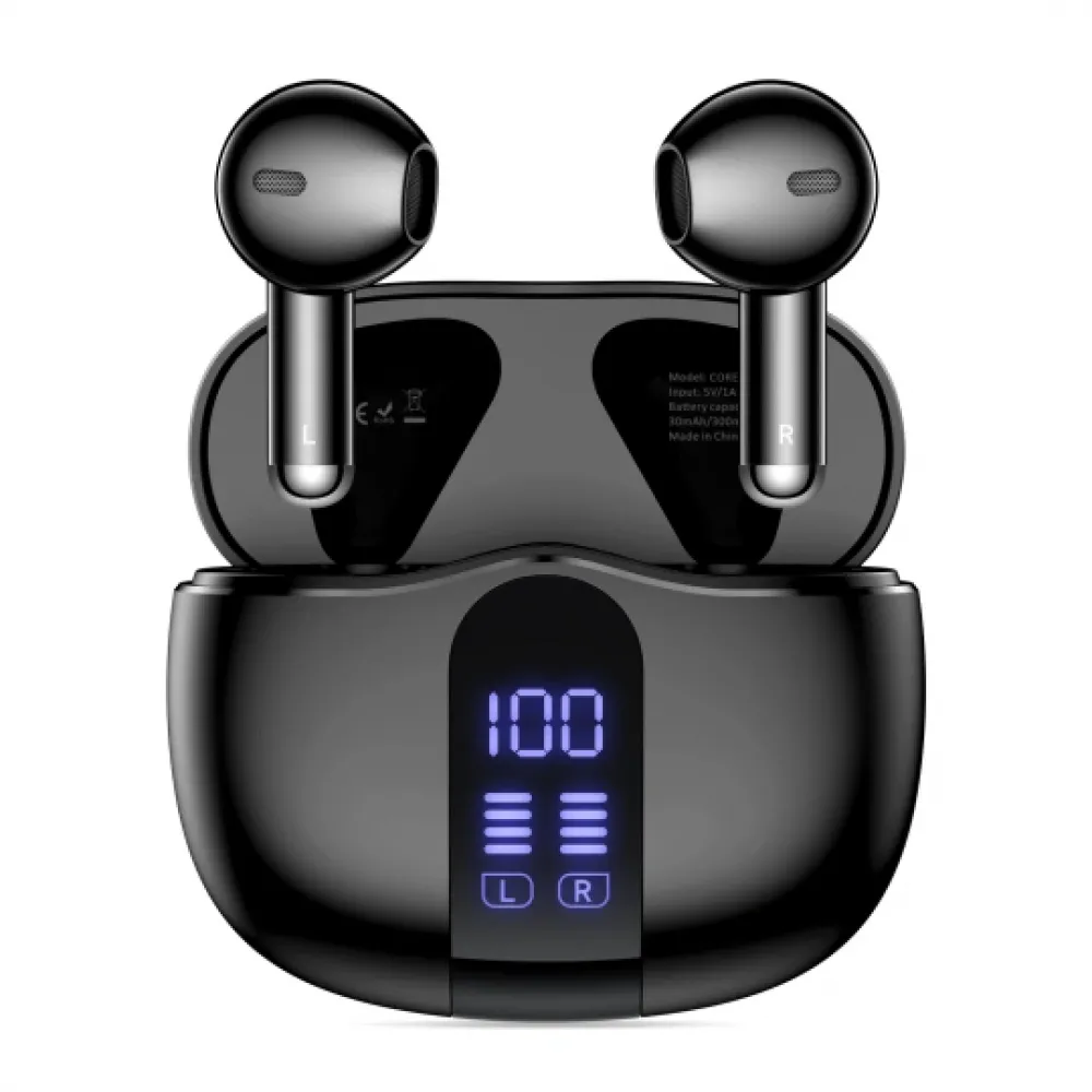 Tech-Protect Ultraboost Core G2 In-ear Bluetooth Handsfree Ακουστικά με Θήκη Φόρτισης Μαύρα Tech-Protect Ultraboost Core G2 In-ear Bluetooth Handsfree Ακουστικά με Θήκη Φόρτισης Μαύρα