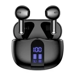 Tech-Protect Ultraboost Core G2 In-ear Bluetooth Handsfree Ακουστικά με Θήκη Φόρτισης Μαύρα