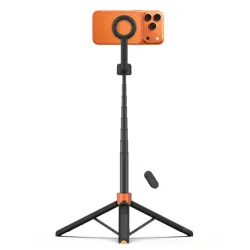 Tech-Protect selfie stick Bluetooth, με τρίποδο, Magsafe L10S - Μαύρο, Πορτοκαλί Tech-Protect selfie stick Bluetooth, με τρίποδο, Magsafe L10S - Μαύρο, Πορτοκαλί