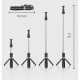 Tech-Protect selfie stick Bluetooth, με τρίποδο L01S - Μαύρο Tech-Protect selfie stick Bluetooth, με τρίποδο L01S - Μαύρο