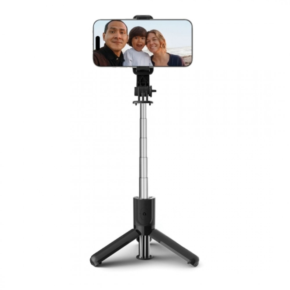 Tech-Protect selfie stick Bluetooth, με τρίποδο L02S - Μαύρο Tech-Protect selfie stick Bluetooth, με τρίποδο L02S - Μαύρο