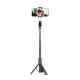 Tech-Protect selfie stick Bluetooth, με τρίποδο, led light L05S - Μαύρο