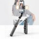 Tech-Protect selfie stick Bluetooth, με τρίποδο, led light L05S - Μαύρο
