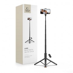 Tech-Protect selfie stick Bluetooth, με τρίποδο L09S - Μαύρο