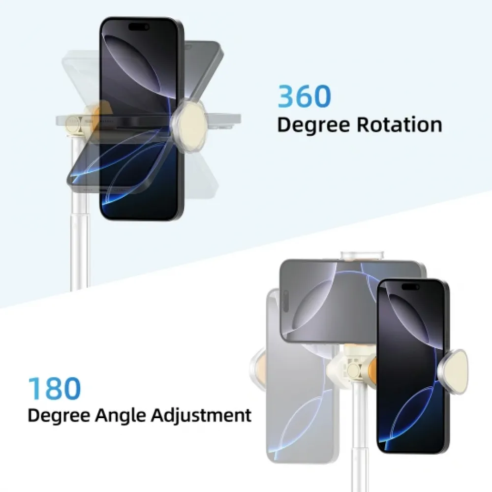 Tech-Protect selfie stick Bluetooth, με τρίποδο L09S - Μπεζ Tech-Protect selfie stick Bluetooth, με τρίποδο L09S - Μπεζ