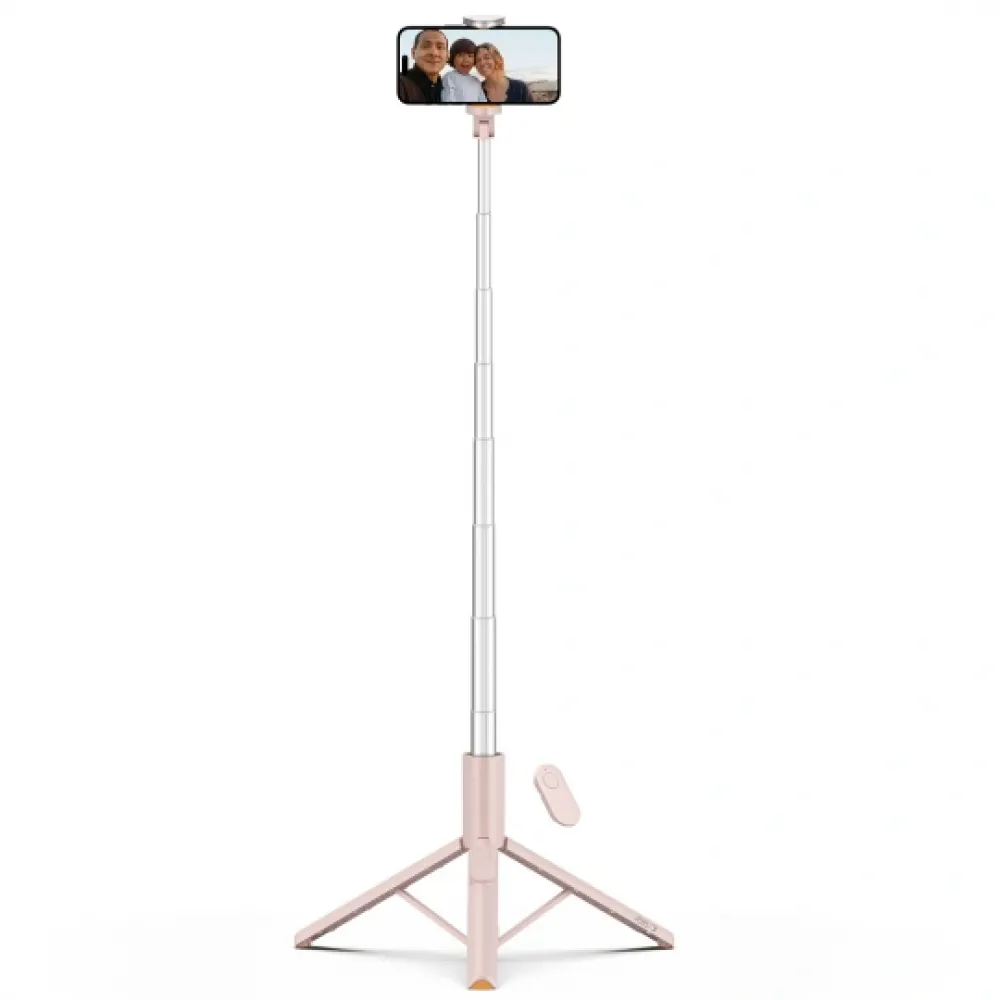 Tech-Protect selfie stick Bluetooth, με τρίποδο L09S - Ροζ Tech-Protect selfie stick Bluetooth, με τρίποδο L09S - Ροζ