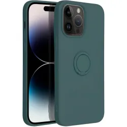 Θήκη Silicone Ring για Apple iPhone 14 Pro – Πράσινο Θήκη Silicone Ring για Apple iPhone 14 Pro – Πράσινο
