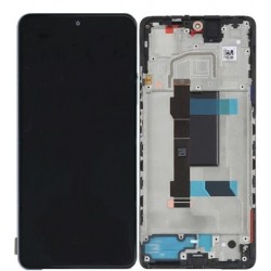 Γνήσια Οθόνη LCD και Μηχανισμός Αφής με Πλαίσιο για Xiaomi Poco X5 Pro – 5600010M2000 Μαύρο (Service Pack)
