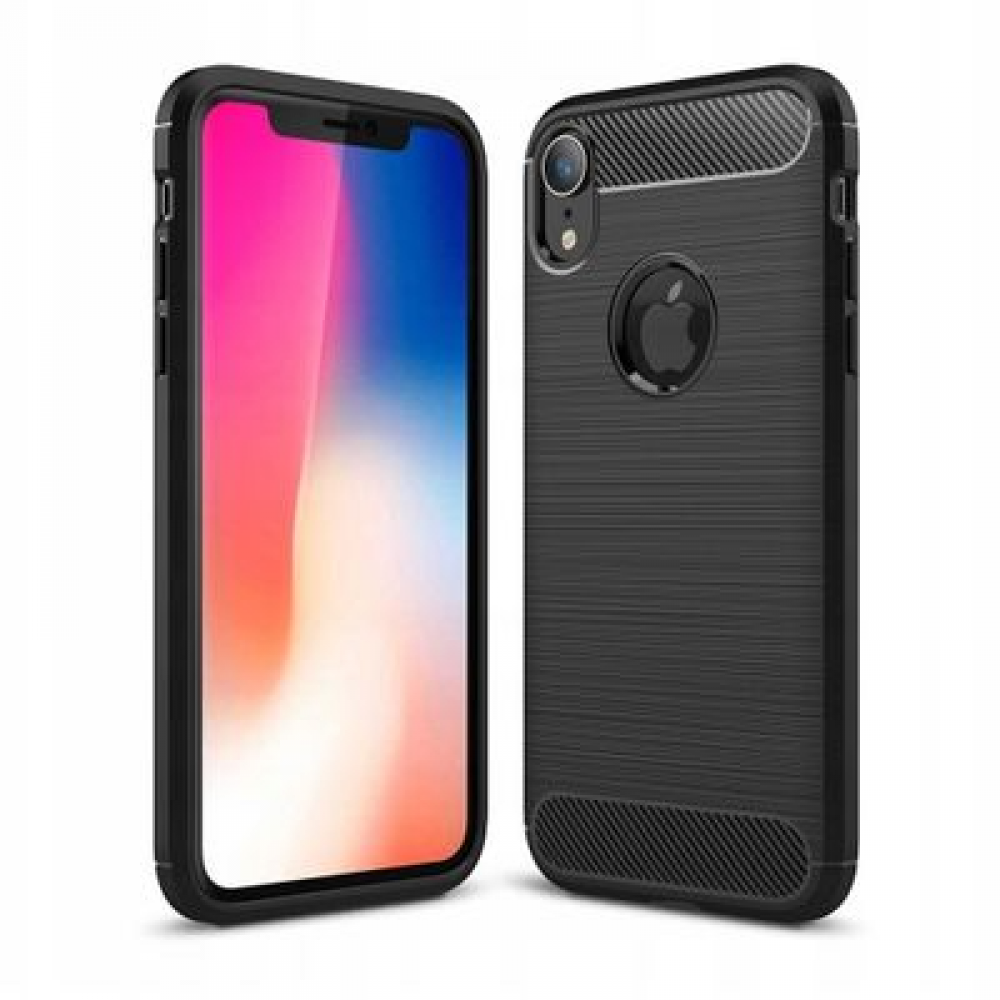 CARBON θήκη για IPHONE XR Μαύρο