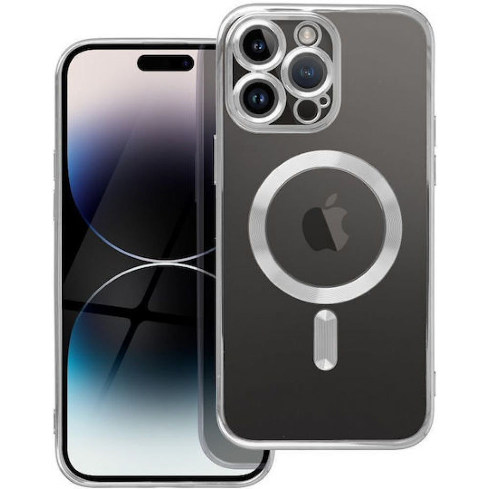 Electro Mag Cover Back Cover Σιλικόνης Ασημί (iPhone 12 Pro Max) Electro Mag Cover Back Cover Σιλικόνης Ασημί (iPhone 12 Pro Max)
