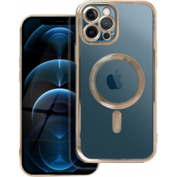 Electro Mag Cover Back Cover Σιλικόνης Χρυσό (iPhone 12 Pro Max)