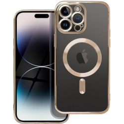 Electro Mag Cover Back Cover Σιλικόνης Χρυσό (iPhone 14 Plus)