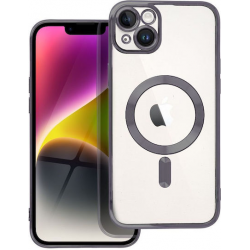 Electro Mag Cover Back Cover Σιλικόνης Μαύρο (iPhone 14 Plus)