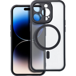 Full Matte Mag Back Cover Πλαστικό Μαύρο (iPhone 15 Pro Max)