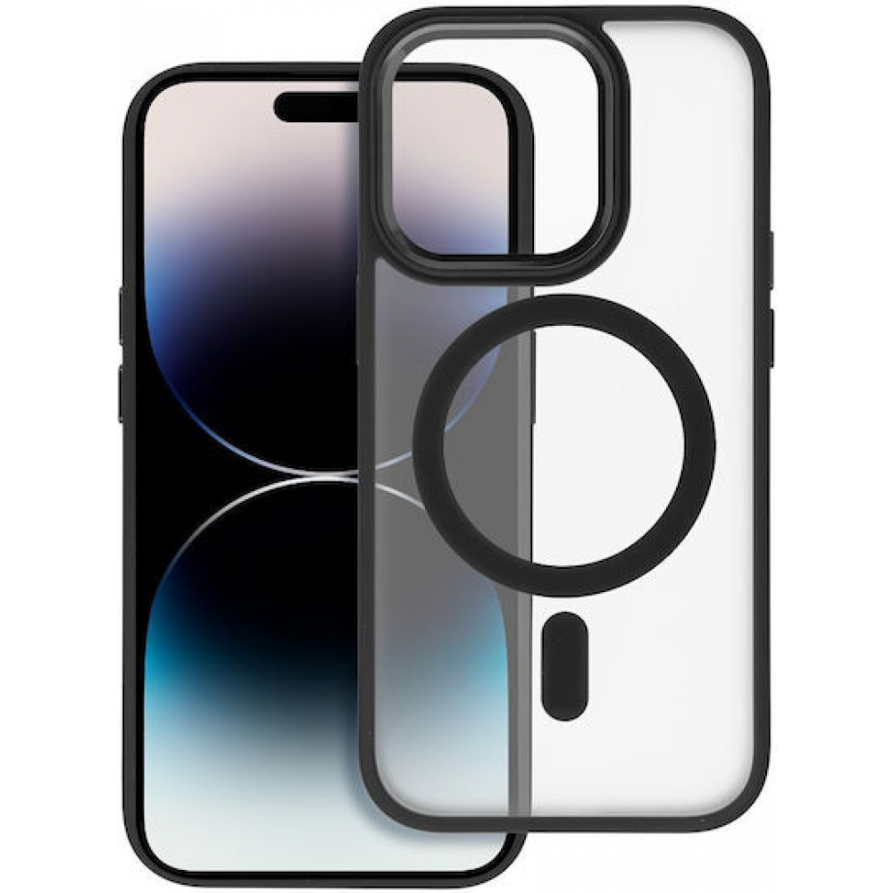 Matte Mag Cover Back Cover Πλαστικό Μαύρο (iPhone 12 Pro Max) Matte Mag Cover Back Cover Πλαστικό Μαύρο (iPhone 12 Pro Max)