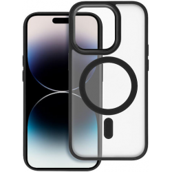 Matte Mag Cover Back Cover Πλαστικό Μαύρο (iPhone 12 Pro Max)