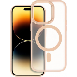 Matte Mag Cover Back Cover Πλαστικό Ροζ (iPhone 15 Plus)