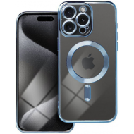Back Cover Δερματίνης / Σιλικόνης Μπλε (iPhone 15 Pro)