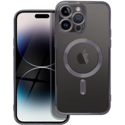 Electro Mag Cover Back Cover Σιλικόνης Μαύρο (iPhone 15 Plus)