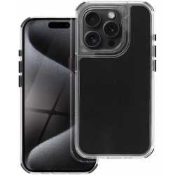 Back Cover Πλαστικό / Σιλικόνης Μαύρο (iPhone 15 Pro Max)