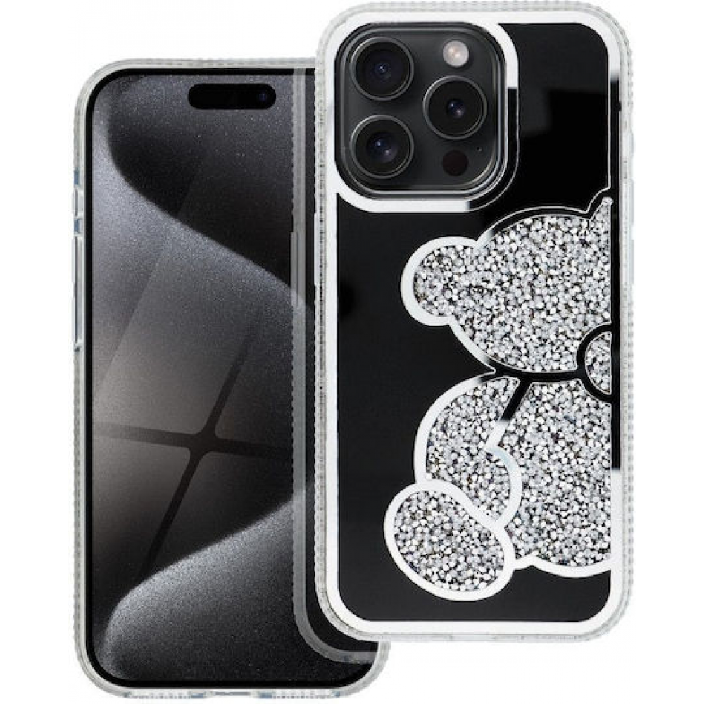 Teddy Bear Back Cover Πλαστικό / Σιλικόνης Ασημί (iPhone 13) Teddy Bear Back Cover Πλαστικό / Σιλικόνης Ασημί (iPhone 13)