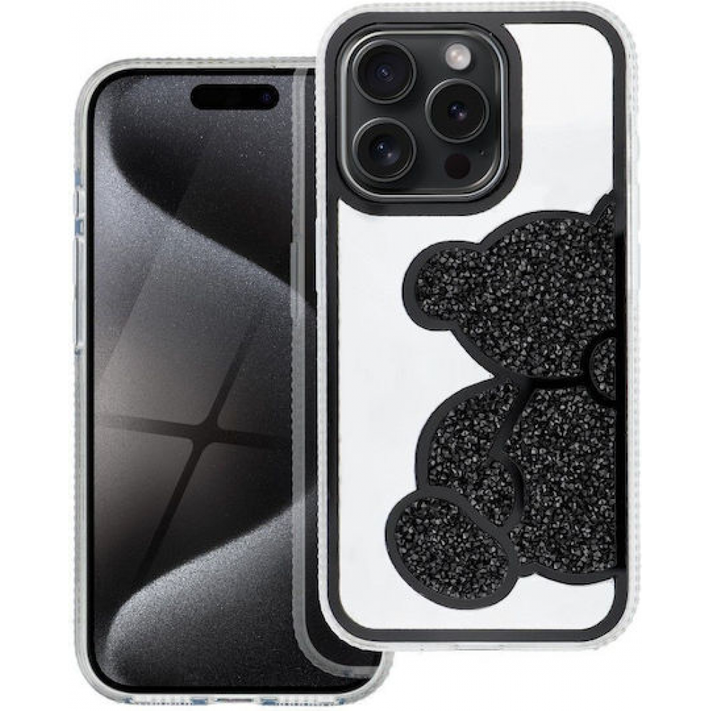 Back Cover Πλαστικό / Σιλικόνης Μαύρο (iPhone 15) Back Cover Πλαστικό / Σιλικόνης Μαύρο (iPhone 15)