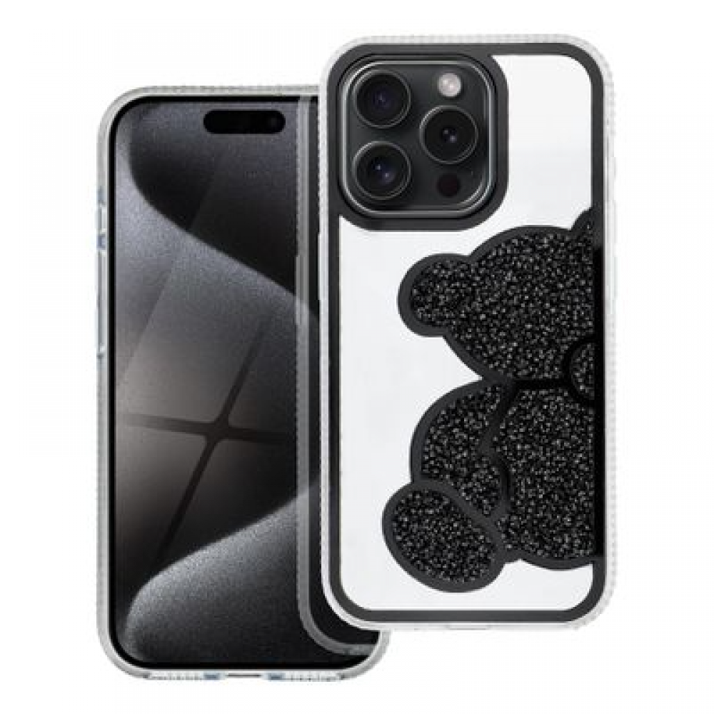 Teddy Bear Back Cover Πλαστικό / Σιλικόνης Μαύρο (iPhone 11)