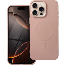 SILICONE MAG COVER (big hole) case compatible with MagSafe pink (iPhone 16 Pro Max)