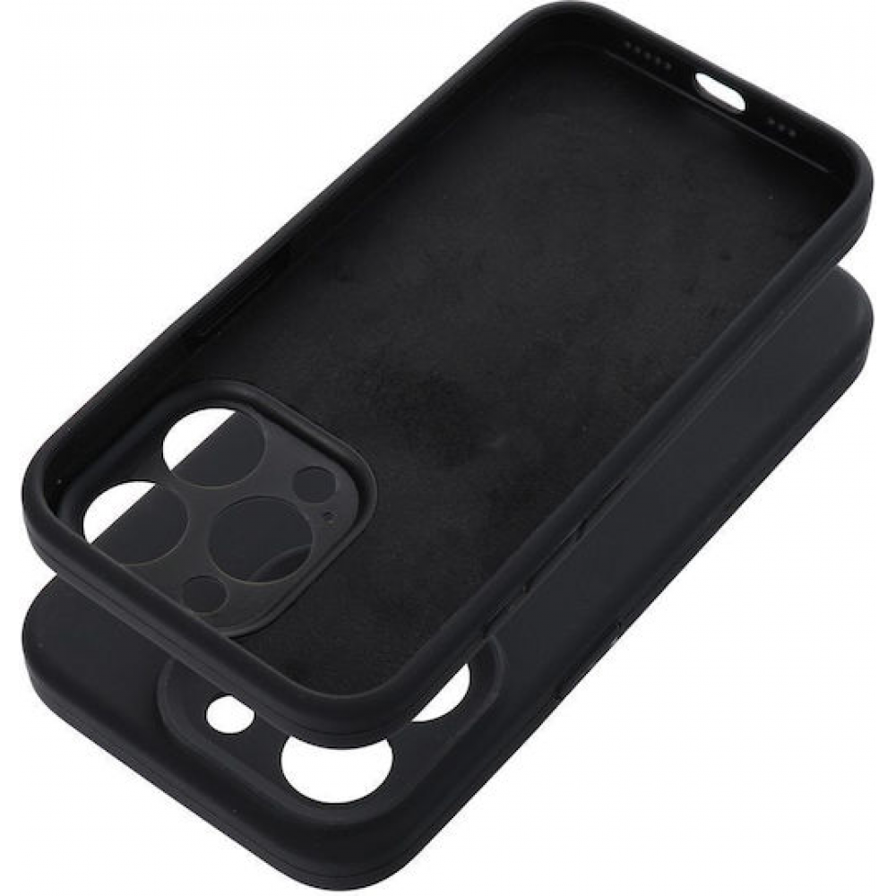 Back Cover Σιλικόνης 2mm Μαύρο (iPhone 16 Pro) Back Cover Σιλικόνης 2mm Μαύρο (iPhone 16 Pro)