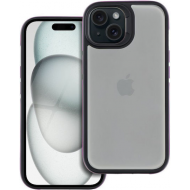 Back Cover Tempered Glass Μωβ (iPhone 15)