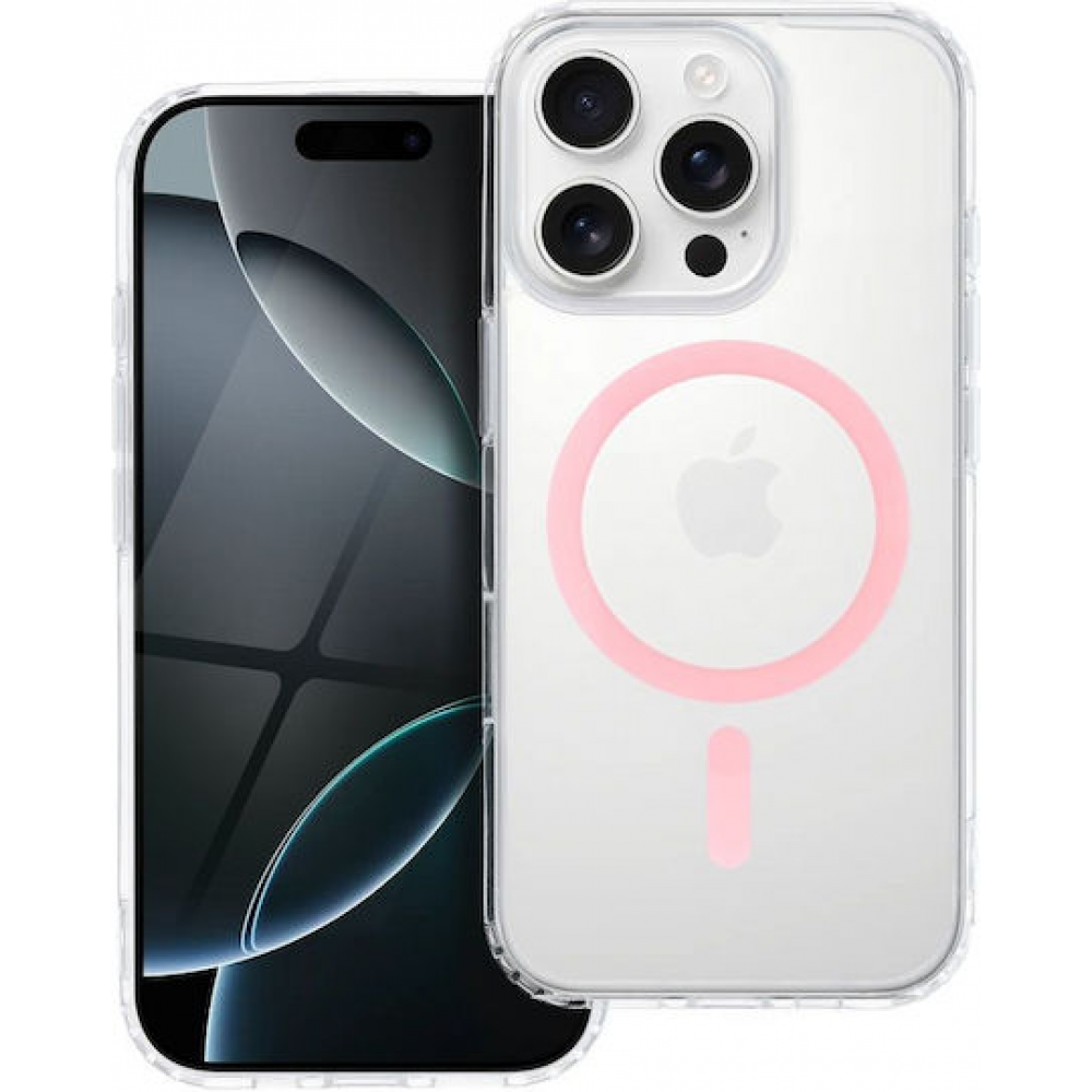 Θήκη Drop Glue Colorful Ring Mag για Galaxy A16 4G / Galaxy A16 5G – MagSafe Ροζ