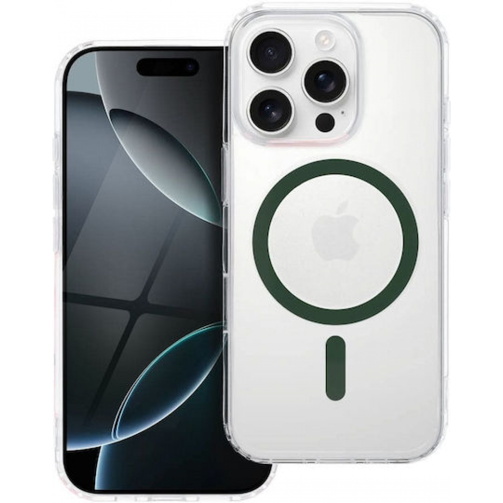 Θήκη Drop Glue Colorful Ring Mag για Galaxy A16 4G / Galaxy A16 5G – MagSafe Πράσινο