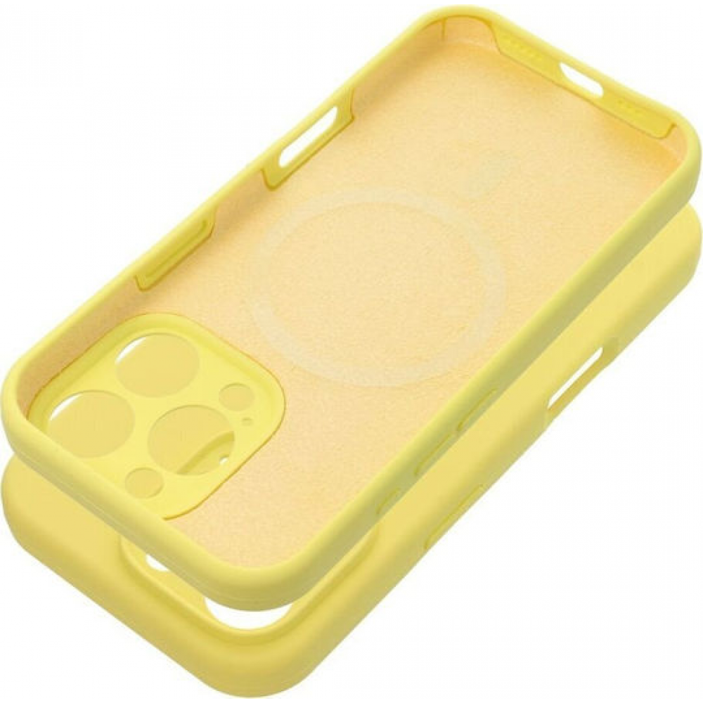 Back Cover Σιλικόνης 2mm Κίτρινο (iPhone 15 Pro Max) Back Cover Σιλικόνης 2mm Κίτρινο (iPhone 15 Pro Max)