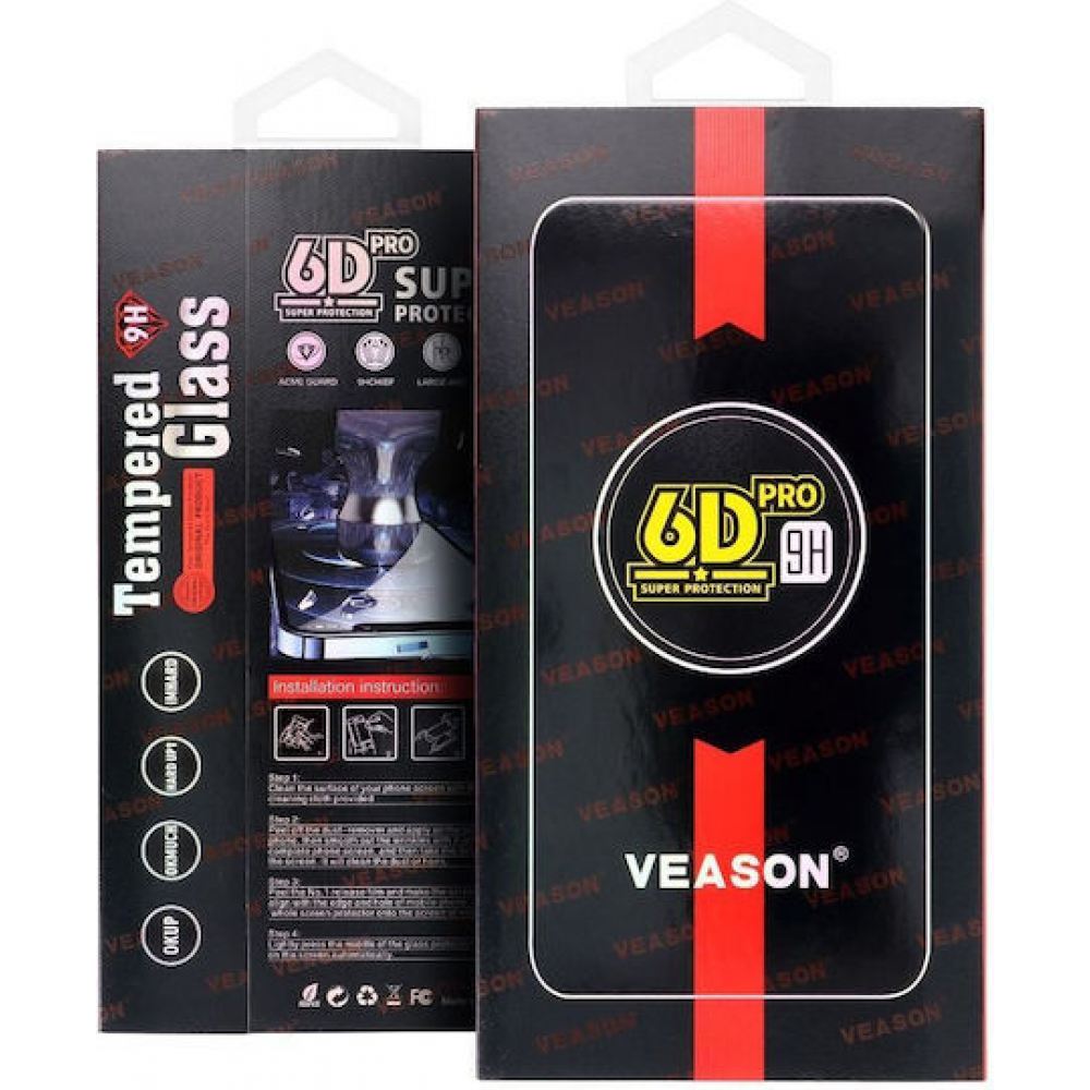 Tempered Glass Veason για iPhone 17 – 6D, Full Glue