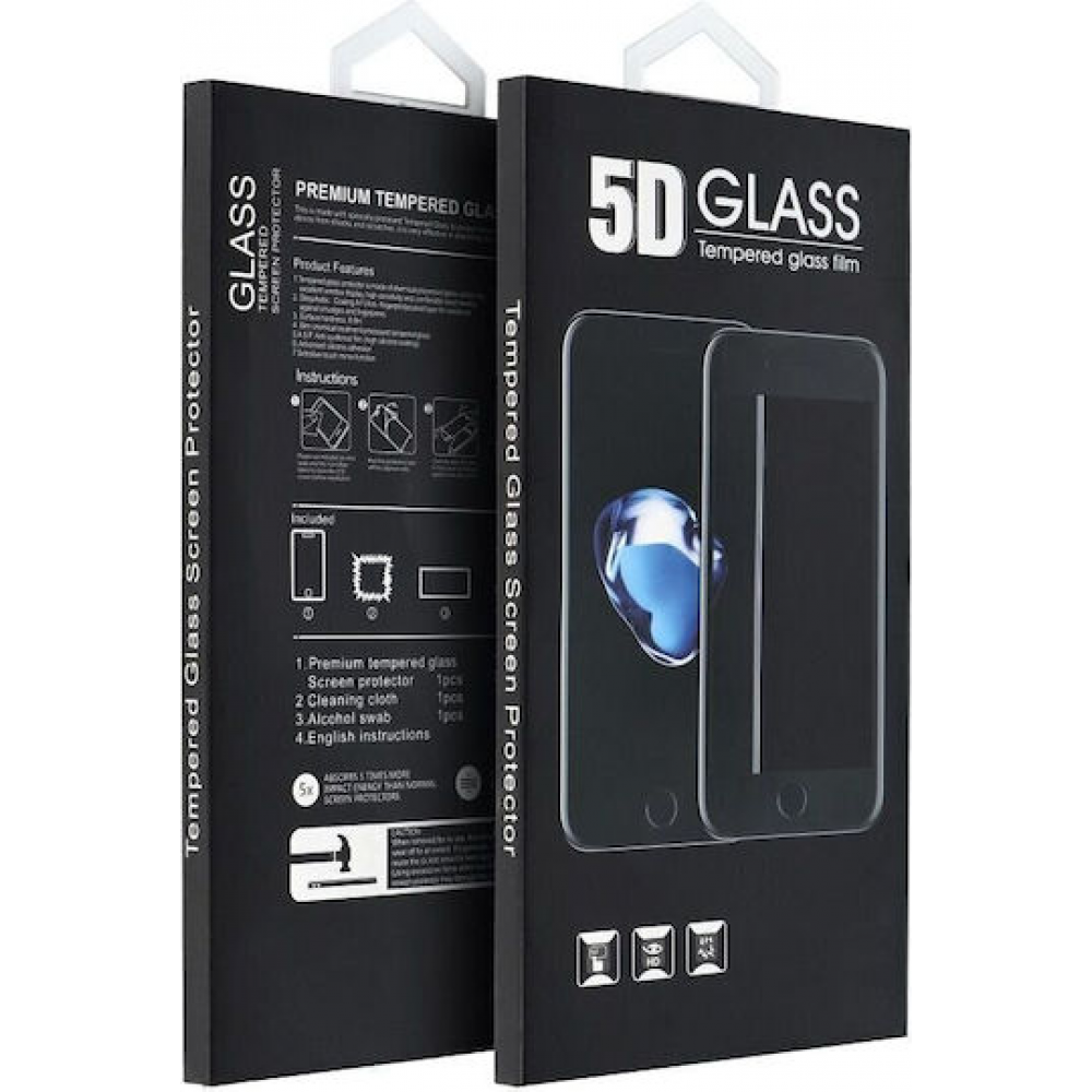 Tempered Glass για Redmi 15C 4G / Redmi 15C 5G – 5D, Full Glue