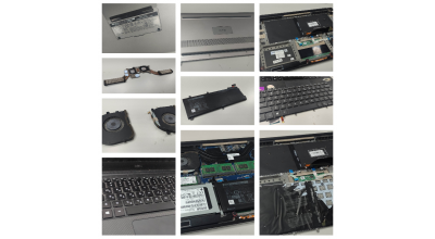 Καθαρισμός εσωτερικού και αλλαγή πληκτρολογίου στο Laptop Dell P65F 15 9550