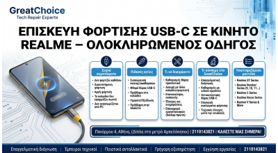 Επισκευή Φόρτισης USB-C σε κινητό Realme – Ολοκληρωμένος Οδηγός