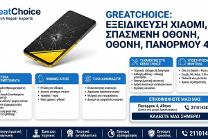 GreatChoice: εξειδίκευση Xiaomi, Σπασμένη Οθόνη, Πανόρμου 4