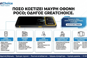 Πόσο κοστίζει Μαύρη Οθόνη Poco; Οδηγός GreatChoice