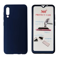 POWERTECH Θήκη Body 360° με Tempered Glass για Xiaomi Mi 9, μπλε