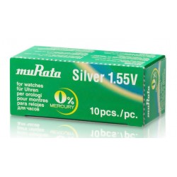 MURATA μπαταρία Silver Oxide για ρολόγια SR920SW, 1.55V, No371, 10τμχ