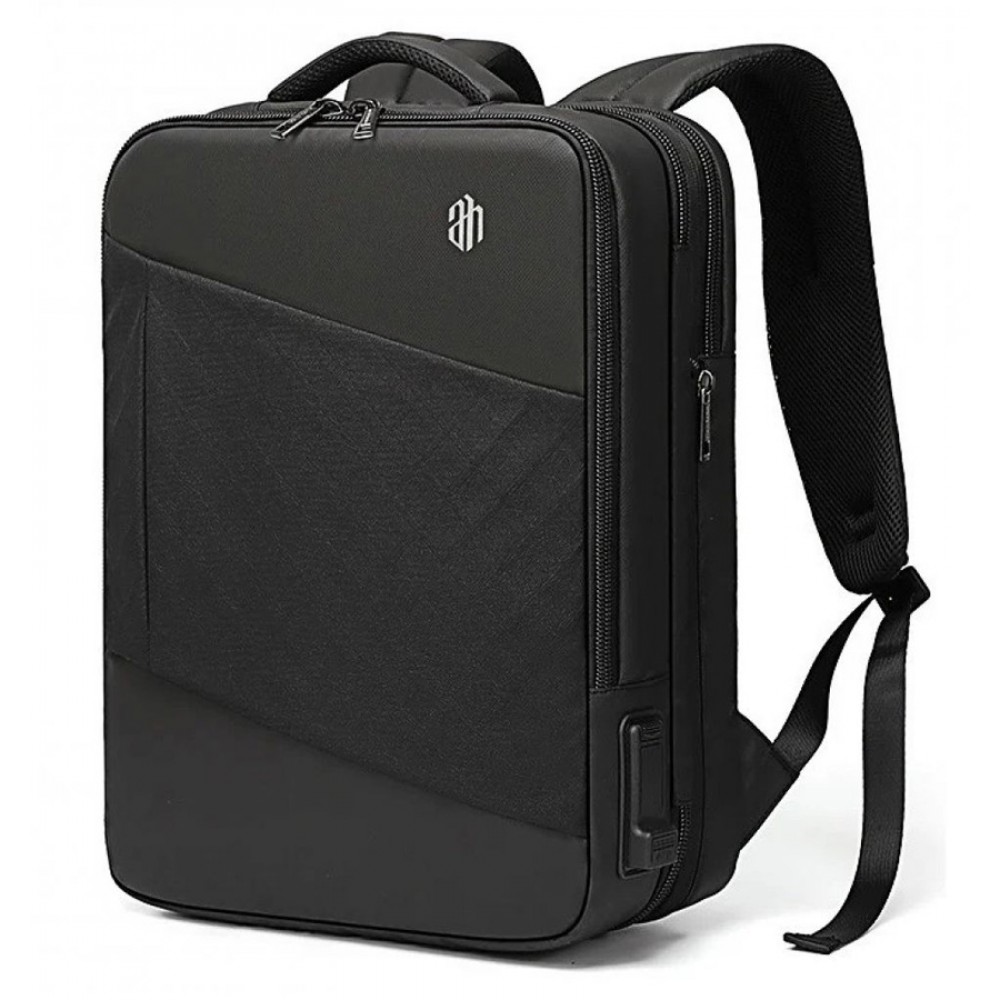 ARCTIC HUNTER τσάντα πλάτης B00345 με θήκη laptop 15.6, USB, 19-32L, μαύρη ARCTIC HUNTER τσάντα πλάτης B00345 με θήκη laptop 15.6, USB, 19-32L, μαύρη