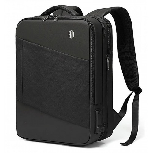 ARCTIC HUNTER τσάντα πλάτης B00345-BK με θήκη laptop 15.6, USB, μαύρη