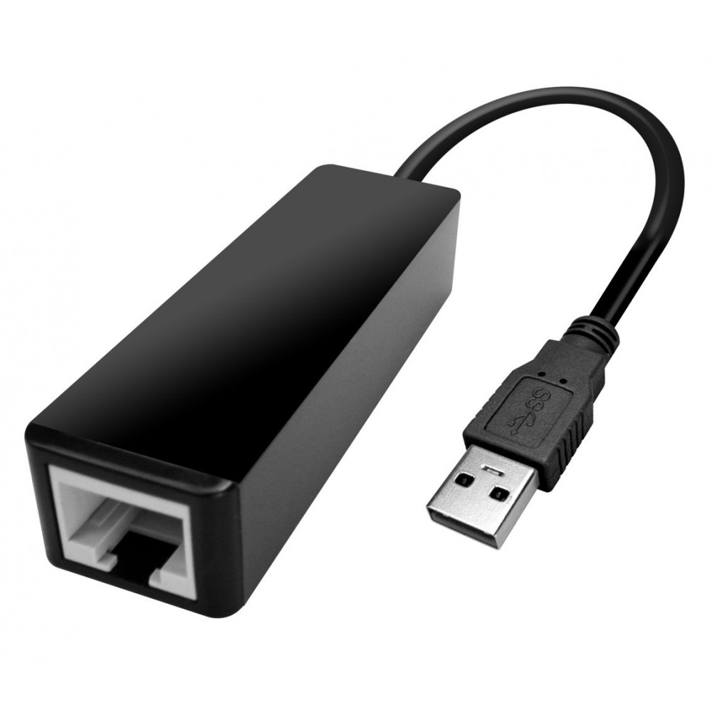 POWERTECH αντάπτορας δικτύου CAB-U035, USB, 1000Mbps Ethernet, μαύρος POWERTECH αντάπτορας δικτύου CAB-U035, USB, 1000Mbps Ethernet, μαύρος