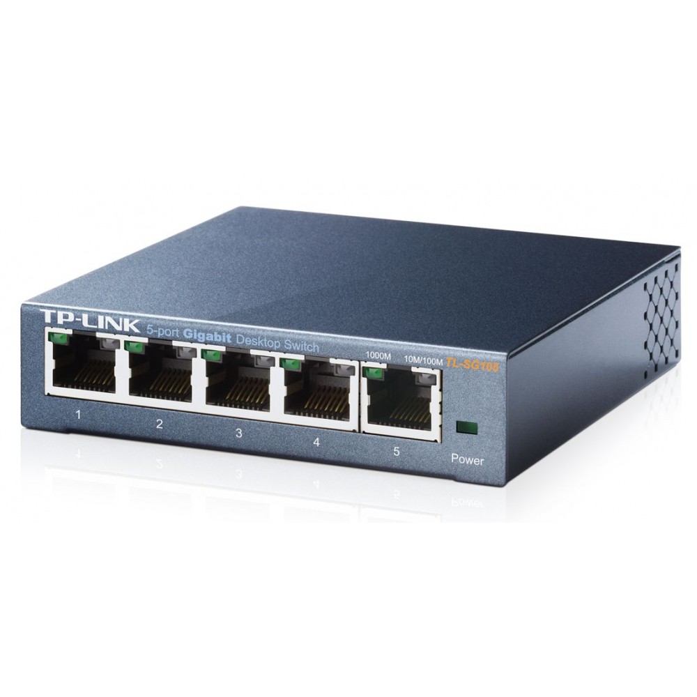 TP-LINK Gigabit Switch TL-SG105, 5 θύρες, Ver. 8.0 TP-LINK Gigabit Switch TL-SG105, 5 θύρες, Ver. 8.0