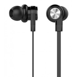 CELEBRAT earphones με μικρόφωνο D9, 10mm, 3.5mm, 1.2m, μαύρα