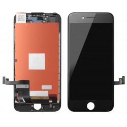 TW INCELL LCD για iPhone 8 Plus, camera-sensor ring, earmesh, μαύρη