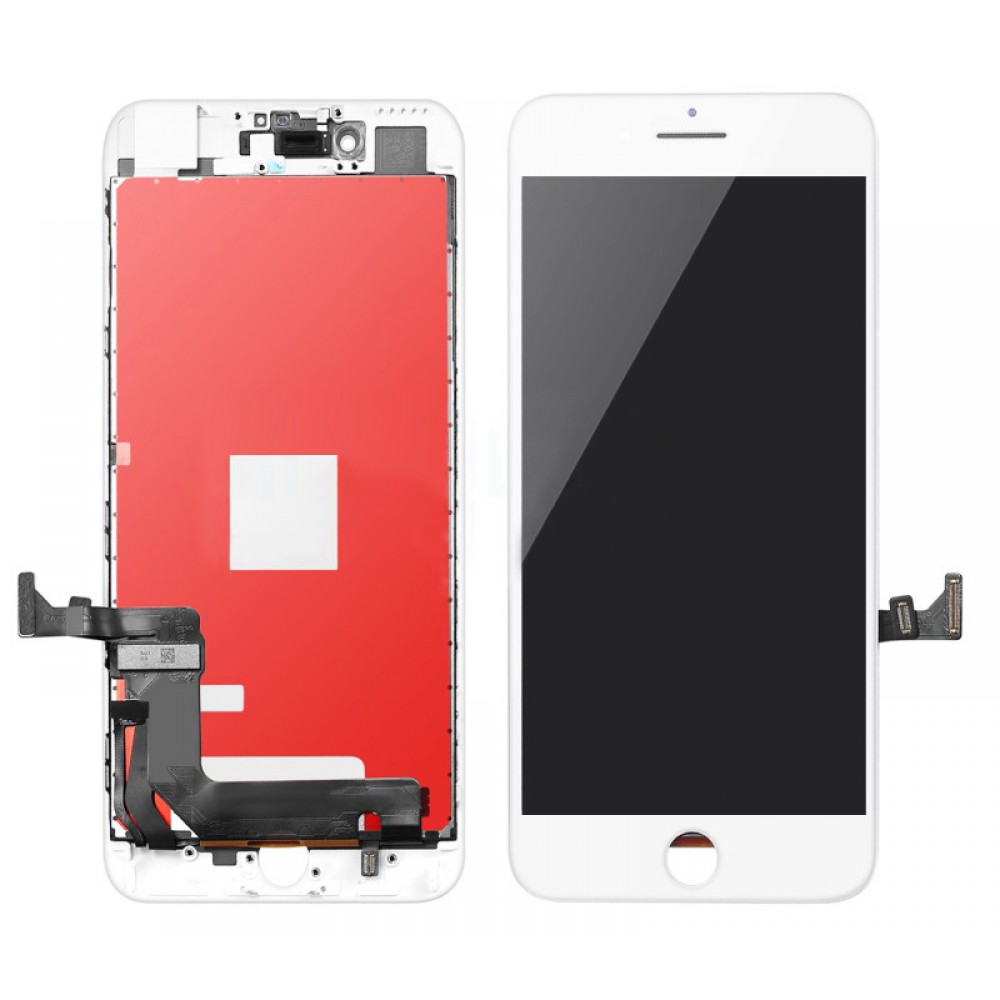 TW INCELL LCD για iPhone 8 Plus, camera-sensor ring, earmesh, λευκή TW INCELL LCD για iPhone 8 Plus, camera-sensor ring, earmesh, λευκή