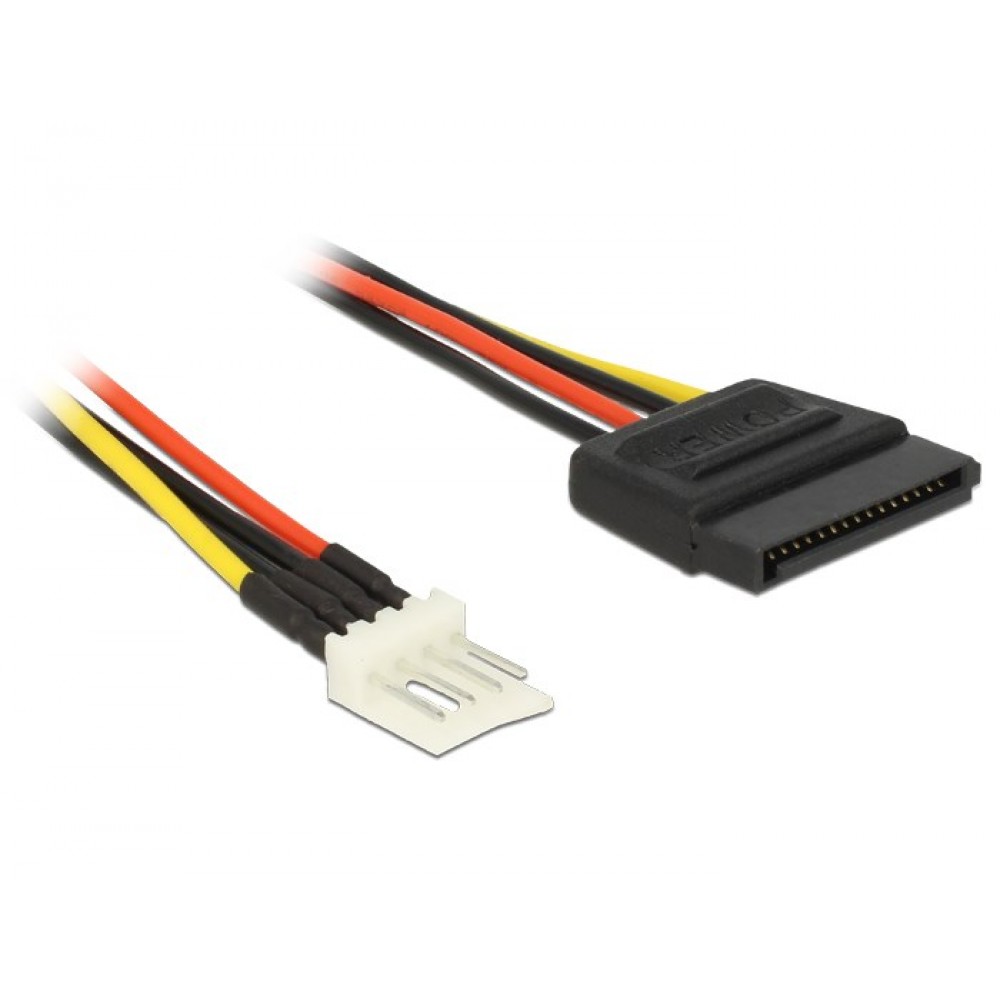 DELOCK καλώδιο ρεύματος 4pin floppy σε SATA 83918, 0.15m DELOCK καλώδιο ρεύματος 4pin floppy σε SATA 83918, 0.15m
