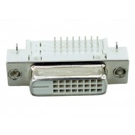 DVI Connector - DVI 25P, Nickel, White